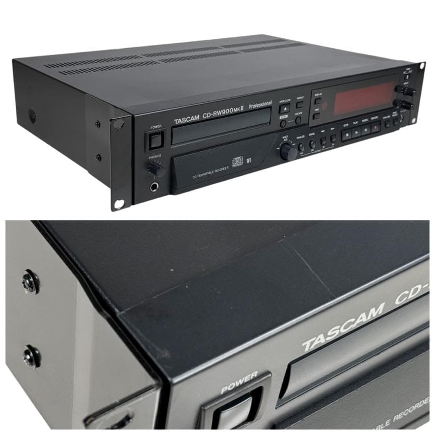 ◆CD録音履歴24時間◆TASCAM CDレコーダー CD-RW900MK2
