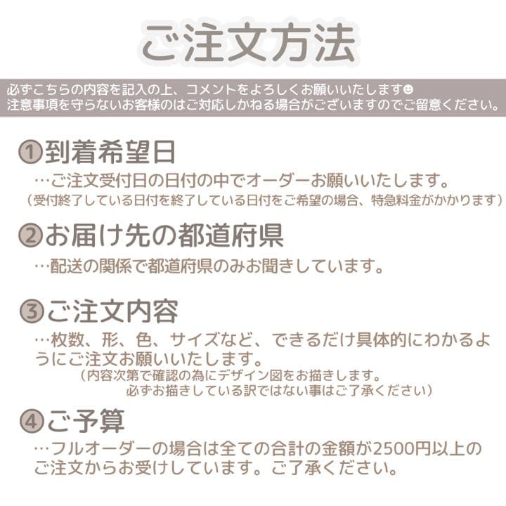 オリジナルアイシングクッキー制作▼オーダページ