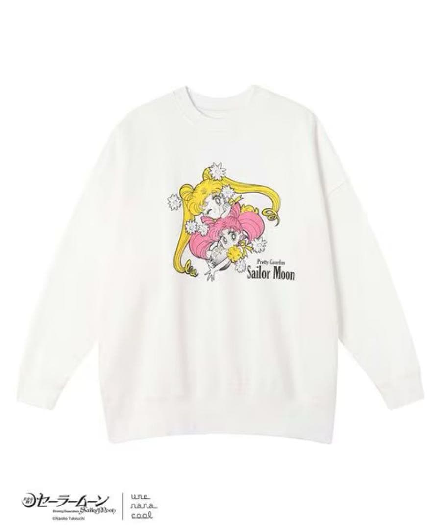 セーラームーン ウンナナクール ルームウェア トップス 白 ちびうさ