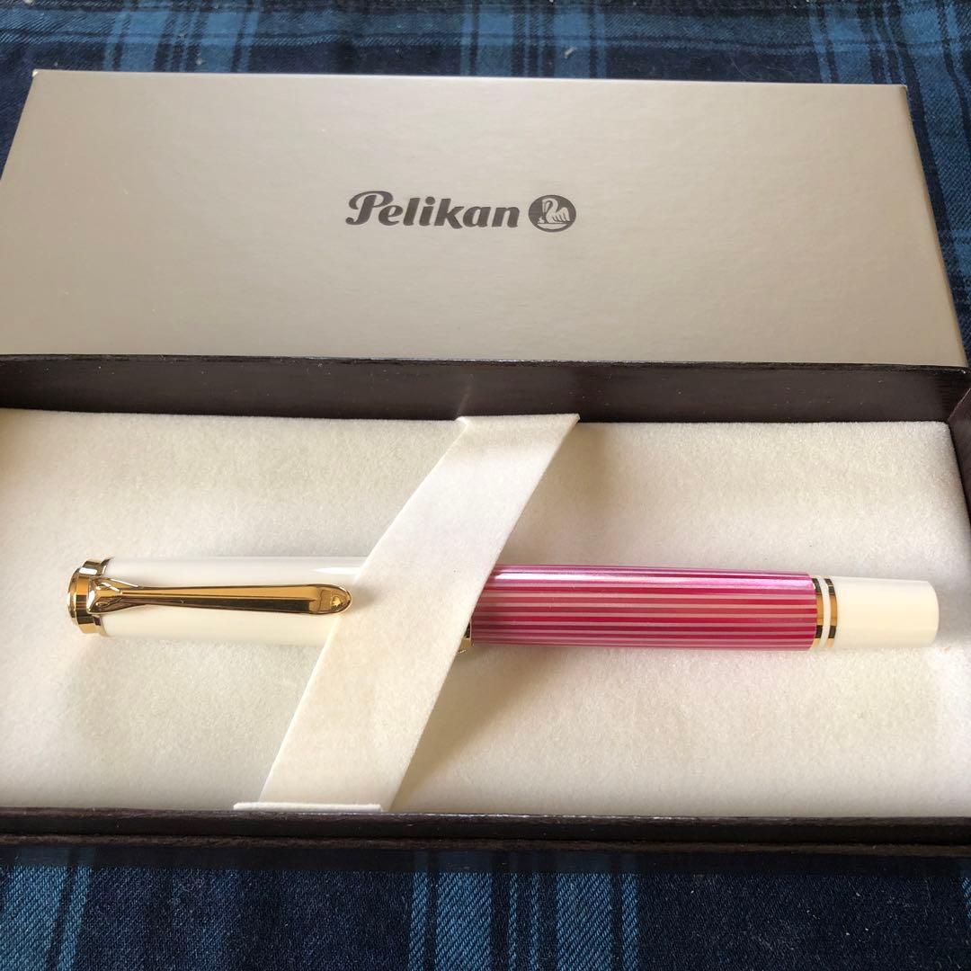 ペリカン 特別生産品 スーベレーンM600 ピンク Fニブ　細字