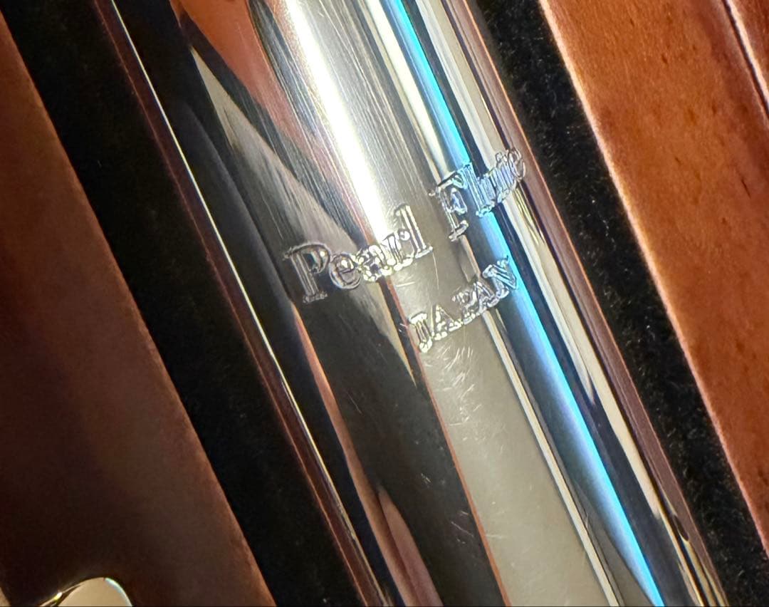 パール　フルート　頭部管　PHN-1 ヘビー　美品　スワロフスキー　ケース付き