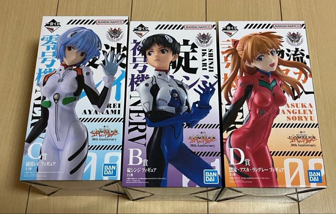 一番くじ 新世紀エヴァンゲリオン B賞、C賞、D賞、E賞、F賞