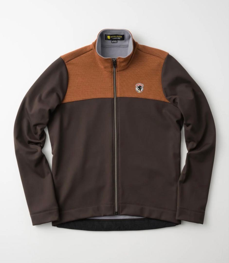 KAPELMUUR ウインドシールドコンビジャケット　メンズ　ブラウン　L