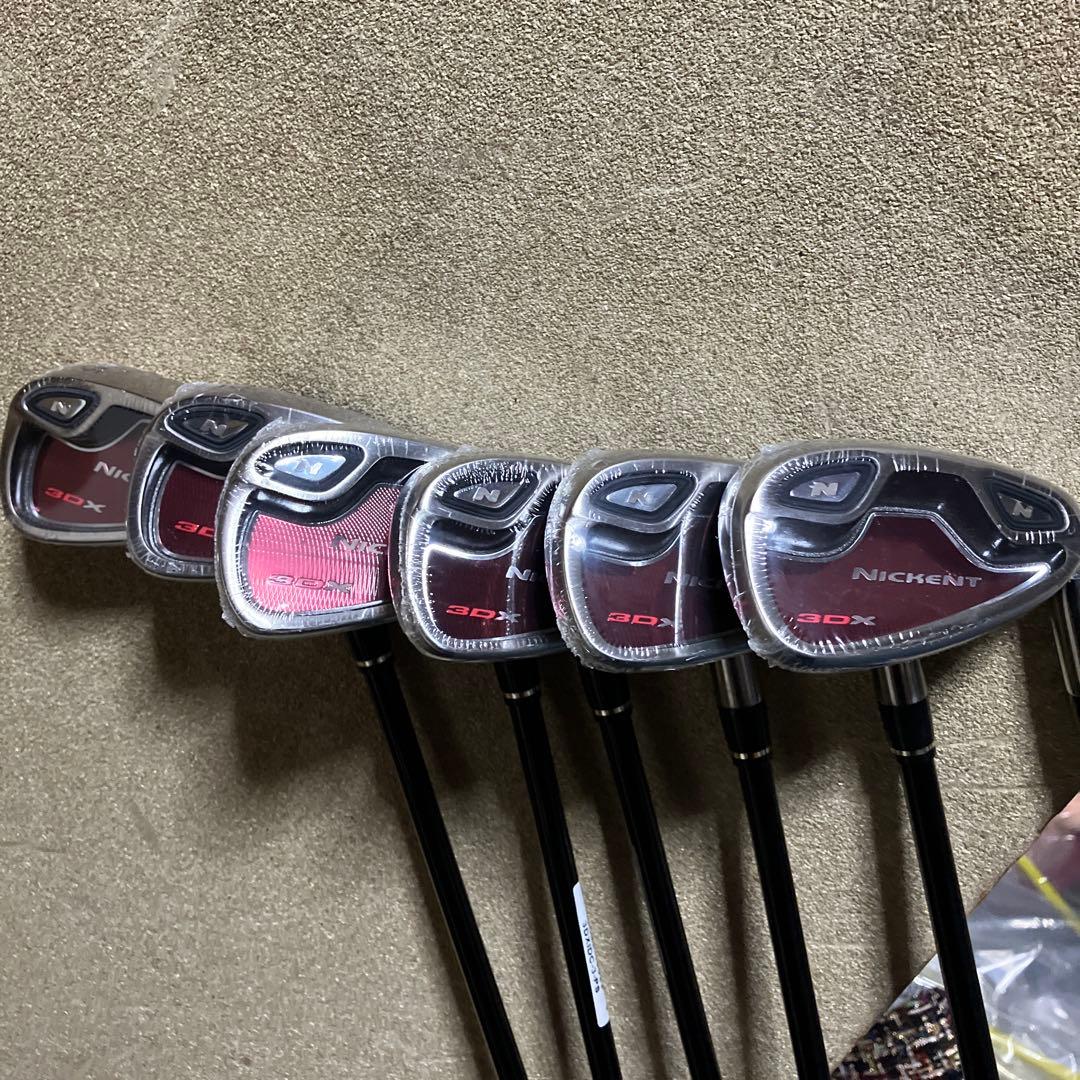破格 ニックケント NICKENT 3DXアイアン5I-PW 6本 Sシャフト