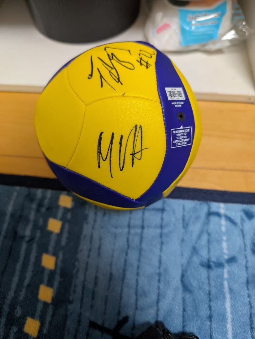 女子バレー 直筆サインボール トルコ代表バルガス選手他