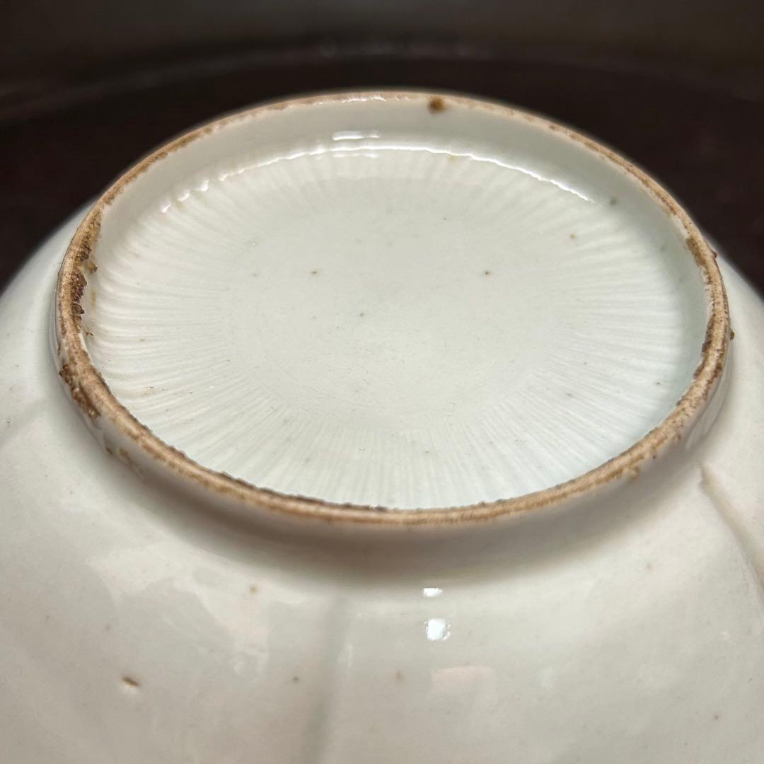 明末清初　赤絵柘榴図皿　無傷　本物保証