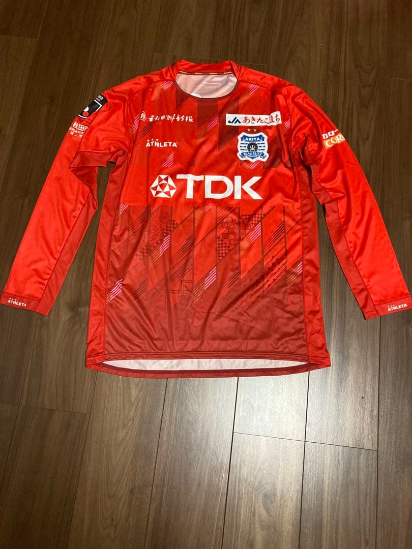 新品未使用に近い　ブラウブリッツ秋田 ユニフォーム　キーパー　gk 長袖　レッド