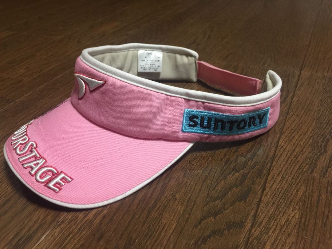 宮里藍プロ 直筆サイン入りスポンサーロゴ入りサンバイザー&サイン色紙