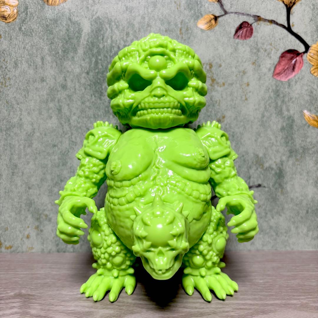 『FATTY HUNGER』 虐待狂脳戦士 ソフビ インディーズ ライトグリーン