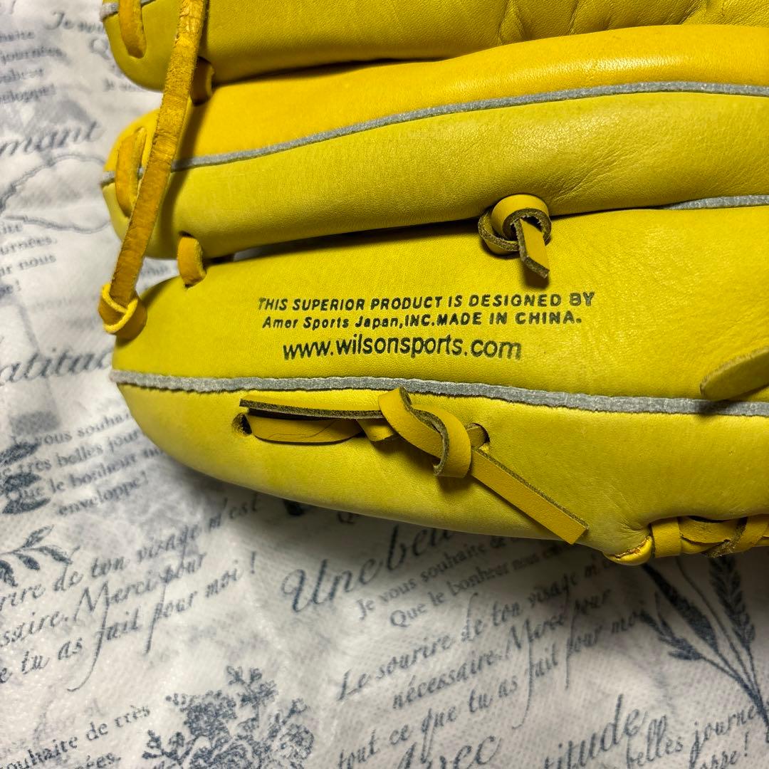 ✨美品✨Wilson グローブ イエロー