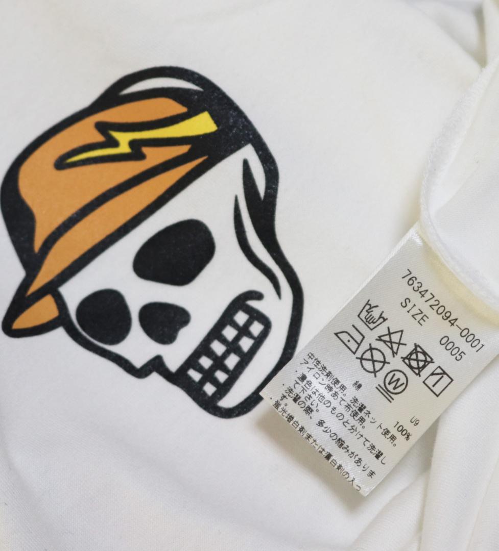 新品【デヴァロー ゴルフ】レディース プリント長袖Tシャツ 白 M(メンズ S)