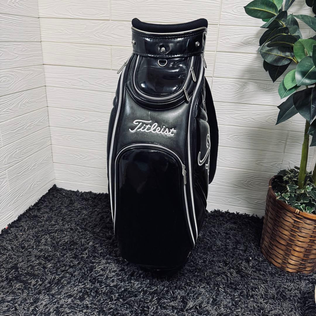 タイトリスト　キャディバッグ エナメル