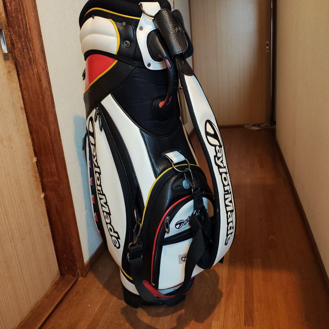 TaylorMade キャディバッグ ホワイト/ブラック/レッド/イエロー