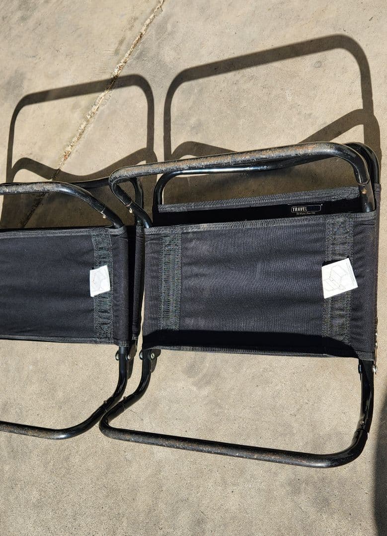 快速旅団 トラベルチェア コットンダック 2脚セット