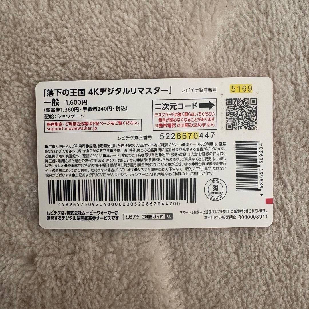【初回限定・ほぼ新品】落下の王国 公式劇場用パンフレット、ポストカード他