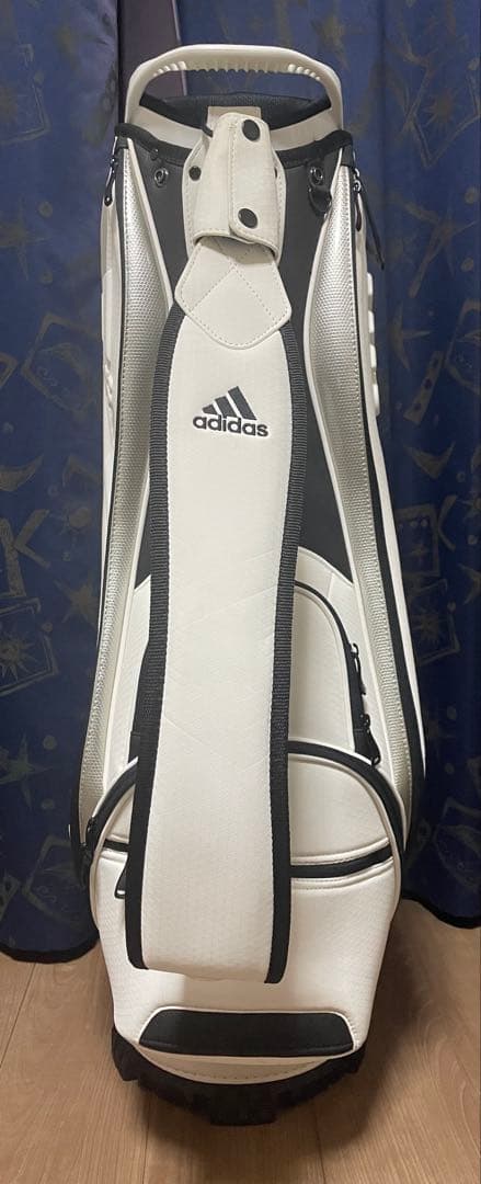 adidas アディダス　キャディバッグ ホワイト