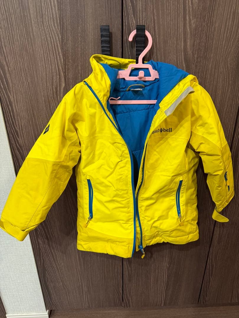 モンベル　mont-bell　スキーウェア上下　110　手袋　7-9