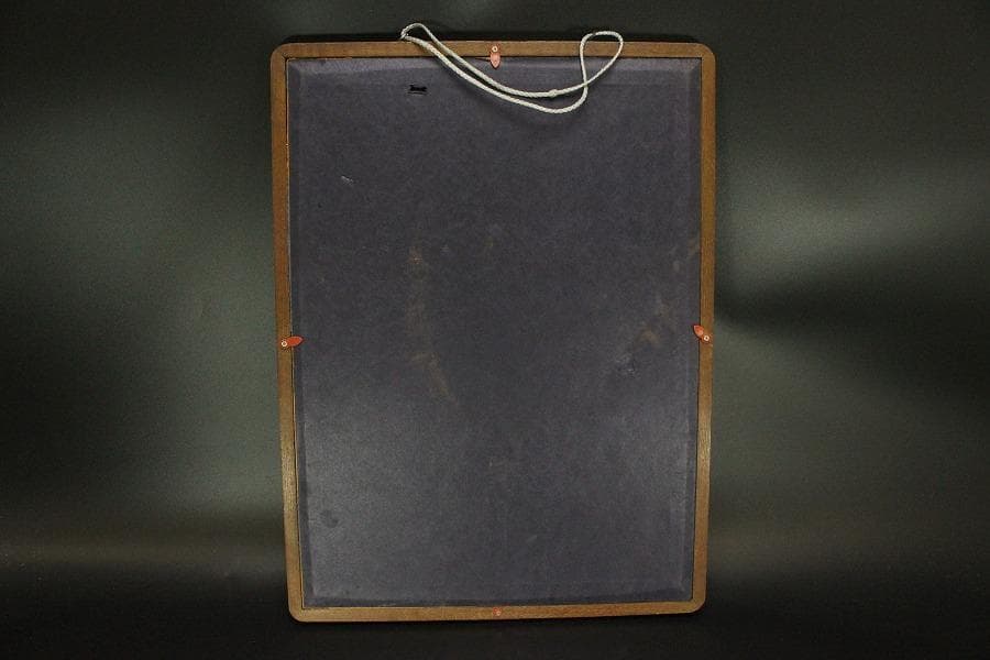 大津絵 鬼の念仏 額入 時代物(A687)