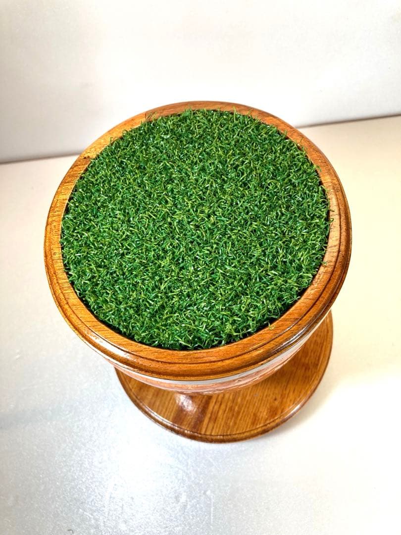 極　中型猛禽パーチ、ファルコンブロックＭサイズ　餌皿付き（屋内外用）テラコッタ