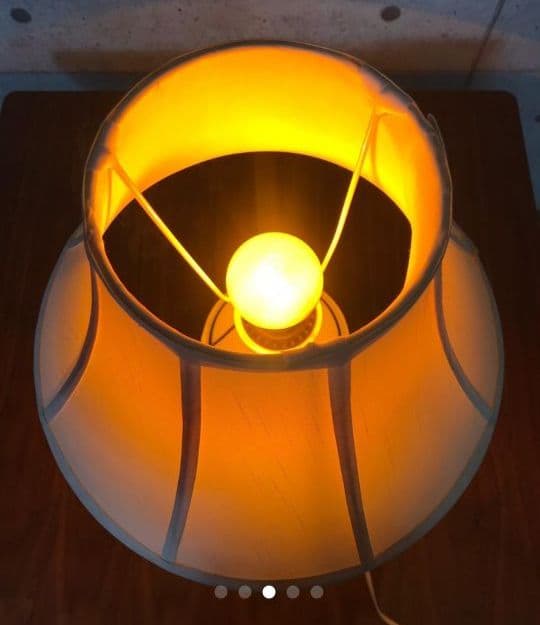 卓上ランプ キシマ 陶器 花柄 ゴールド テーブルランプ