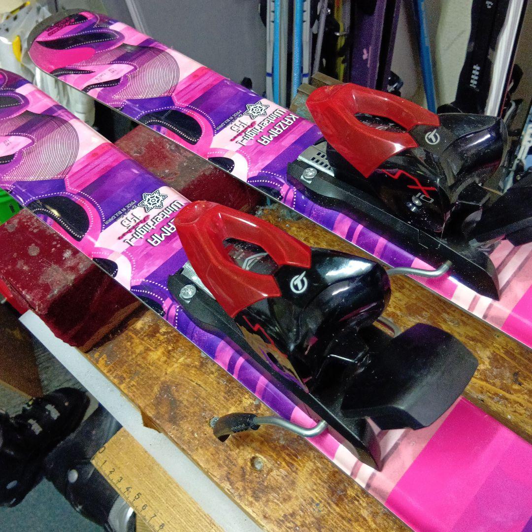 メンテナス済 145cmカザマ 靴25cmストック付