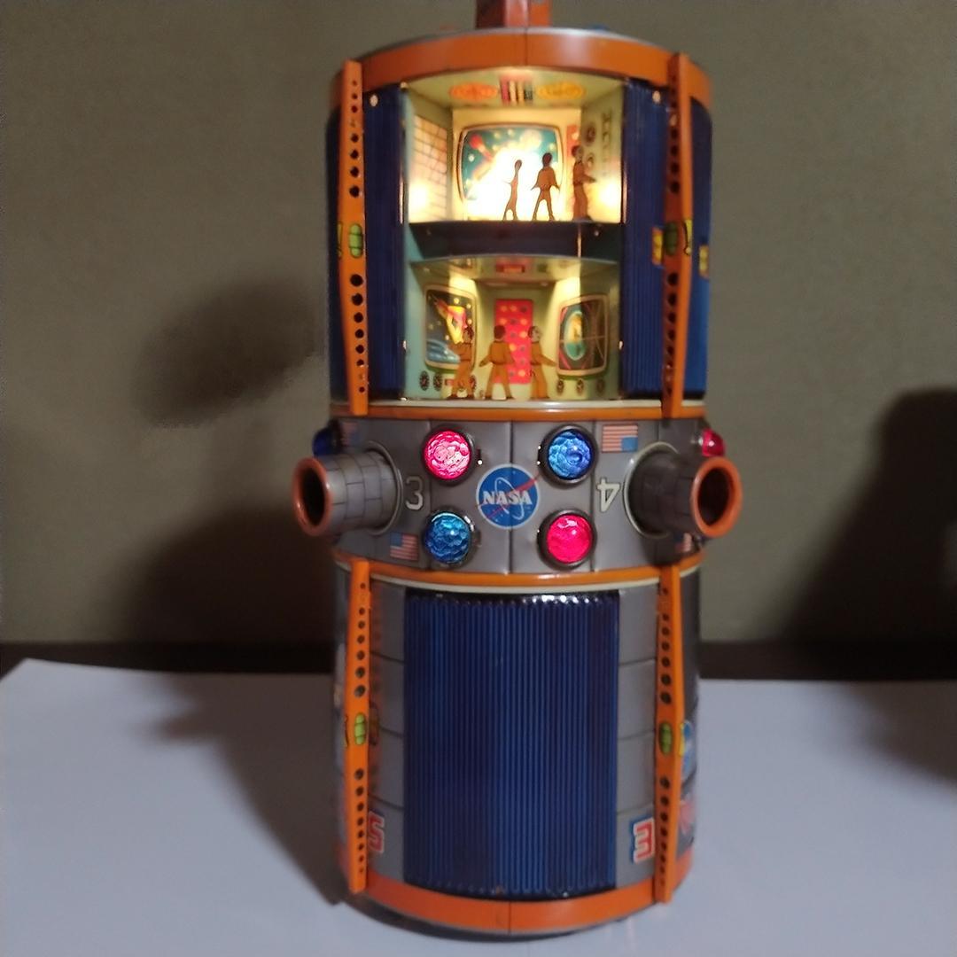 WACO ワコー 宇宙ステーション 電動 稼働品 ブリキ