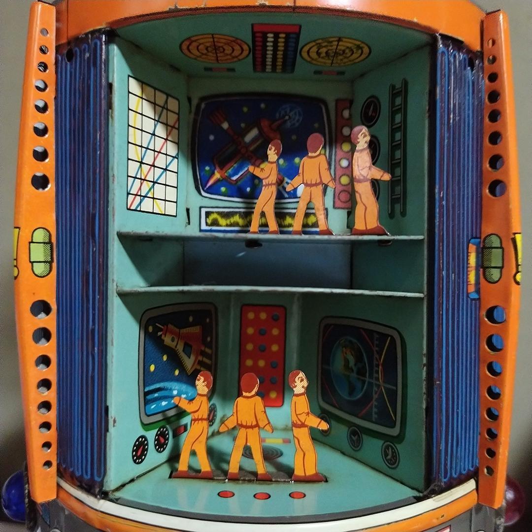 WACO ワコー 宇宙ステーション 電動 稼働品 ブリキ