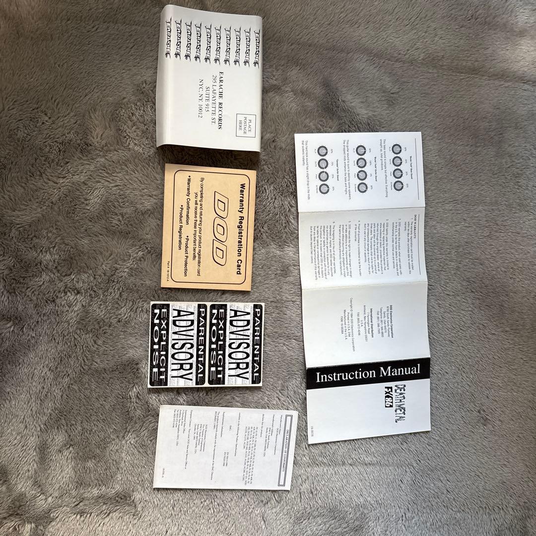 エフェクター　Dethl fx86 USA製　動作確認済み　箱付き