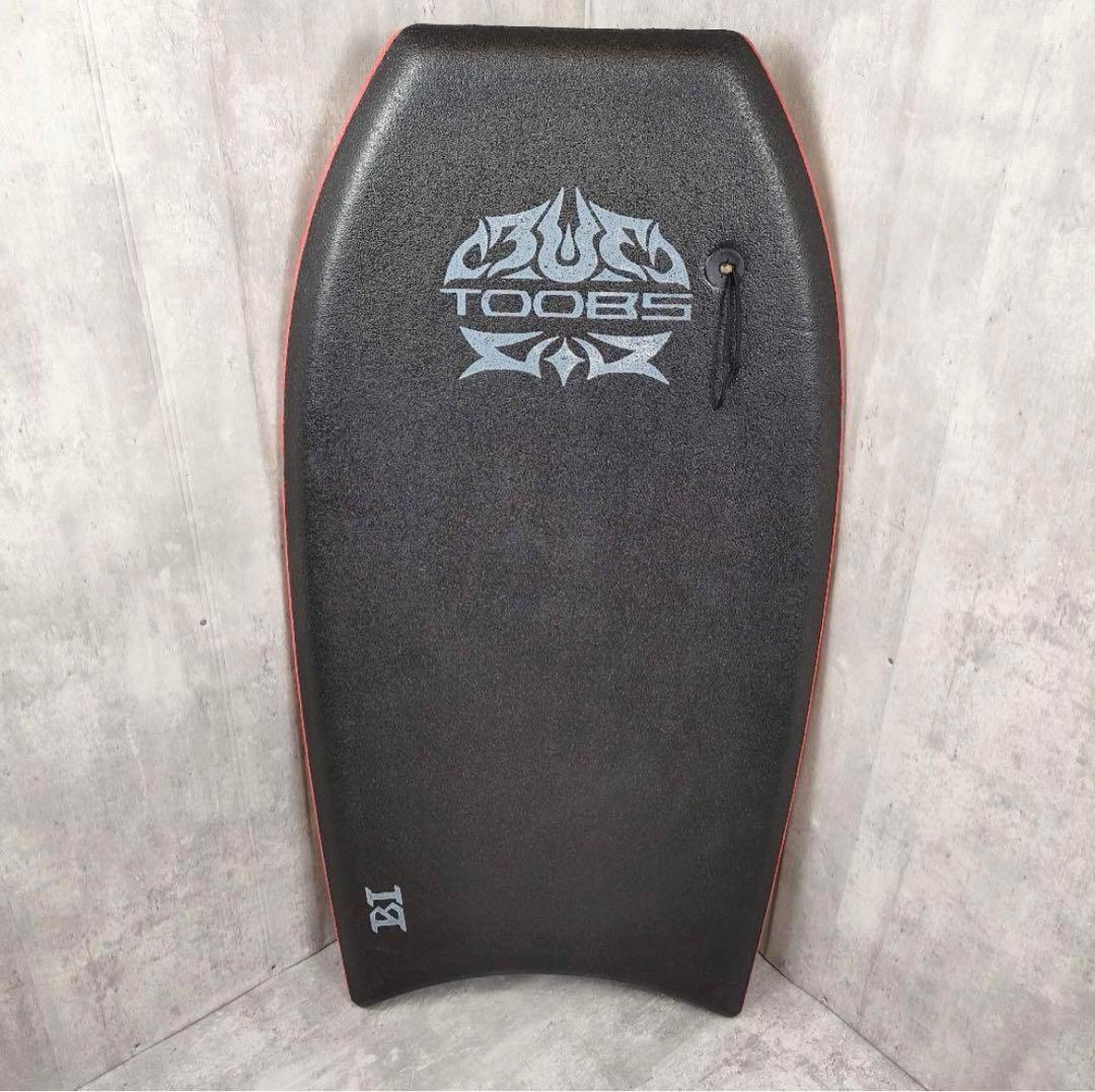 【迅速発送】TOOBS ボディーボード ブラック 新品リーシュコード
