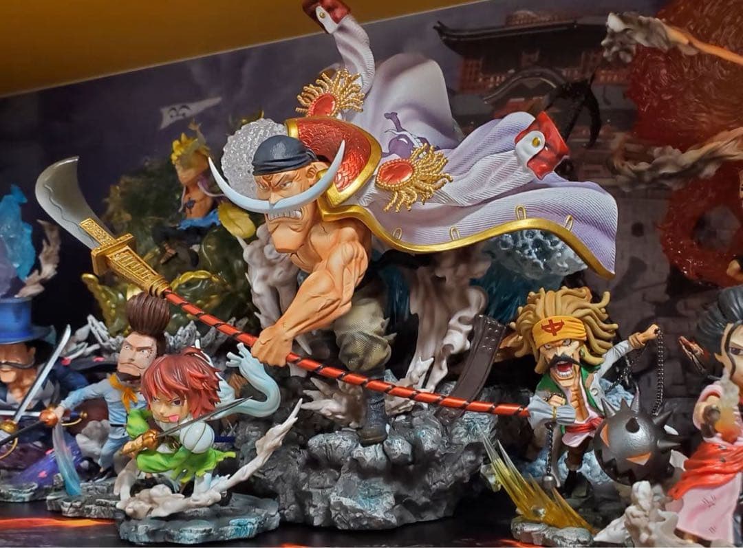 ONE PIECE 白ひげ海賊団 17体 ガレージキット ガレキ スタチュー②