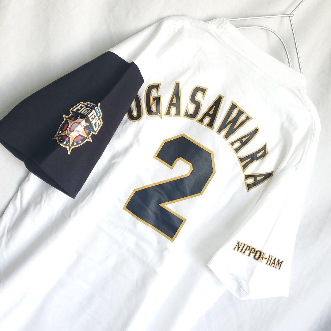 未使用 北海道日本ハムファイターズ 小笠原道大　ガッツ プレイヤーズ Tシャツ