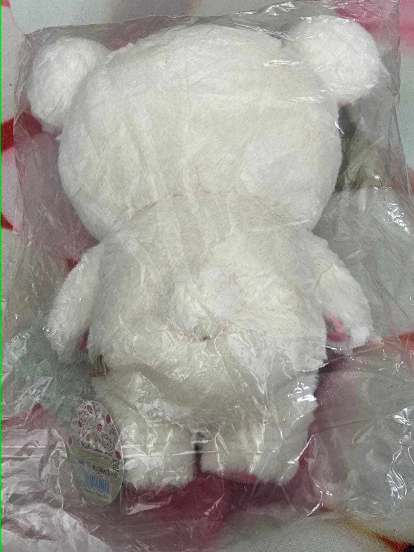 コリラックマ　抱っこぬいぐるみM  いちご　花柄