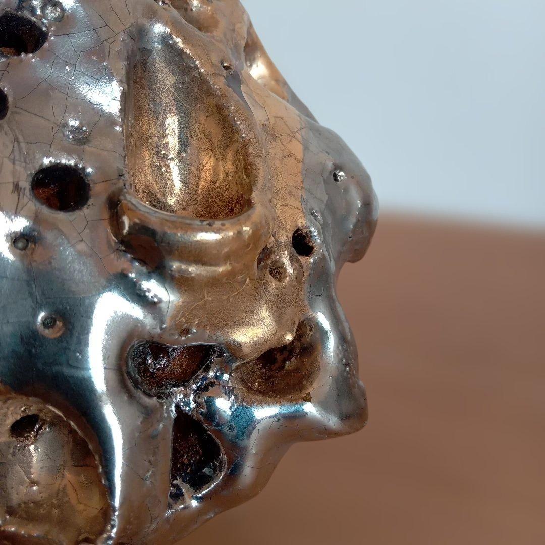 現代陶芸家　石山哲也　『金と銀のいし』