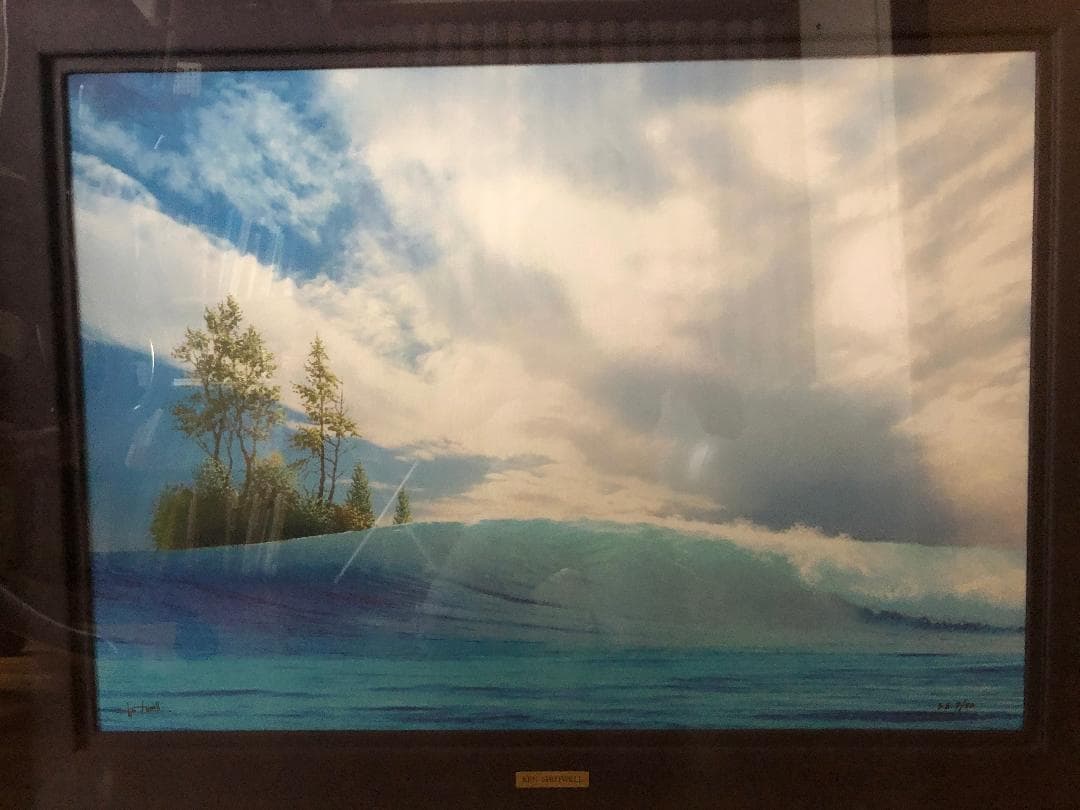 【ルミナート版画】 ケン・ショットウェル 『アイランド・ビヨンド・ザ・ウェイブ』