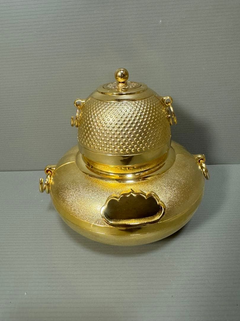 2252  24KGP金メッキ香炉
