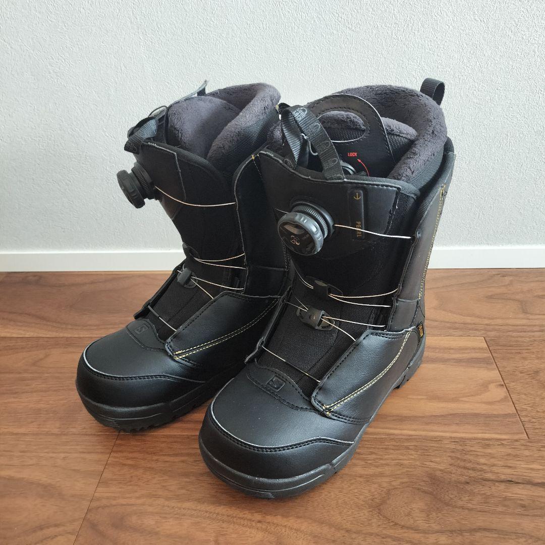 美品 Salomon PEARL BOA 24.5 スノーボードブーツ ブラック