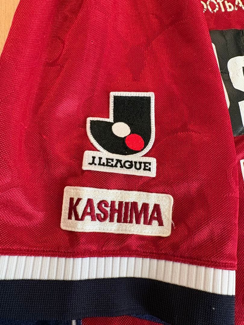 鹿島アントラーズ　本山雅志選手　ユニフォーム　複数選手のサイン入り