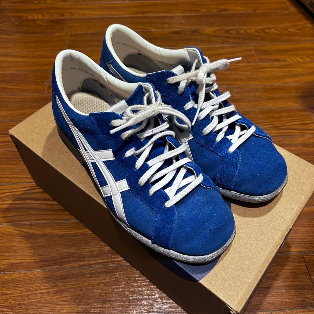 【アシックス】ウエイトリフティングシューズ（ブルー）27.0cm