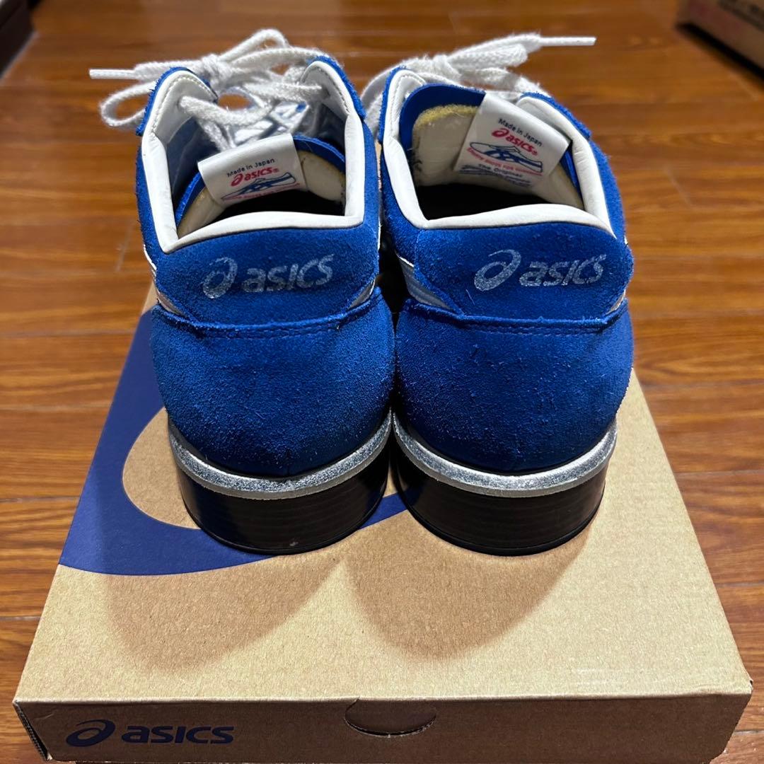 【アシックス】ウエイトリフティングシューズ（ブルー）27.0cm