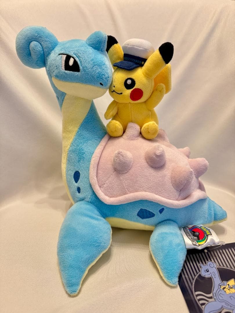 新品タグ付⭐︎ポケモンぬいぐるみ ピカチュウ ラプラス ラーメンWCS2023横浜