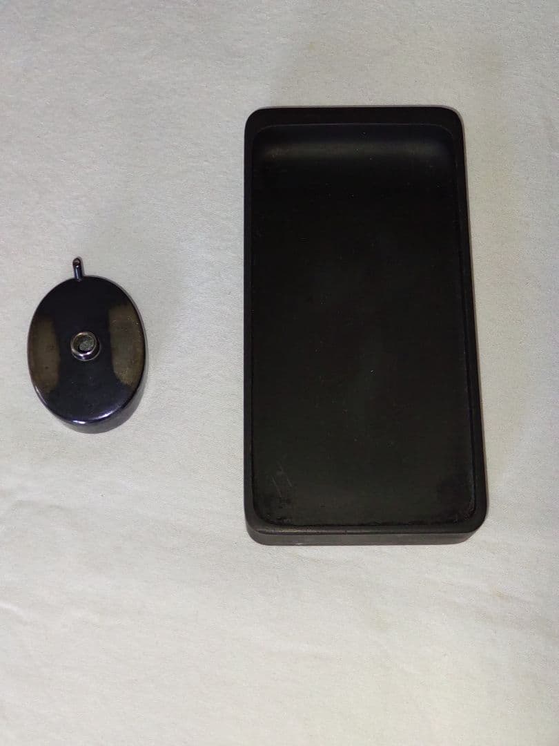 艶消し古漆塗り硯箱