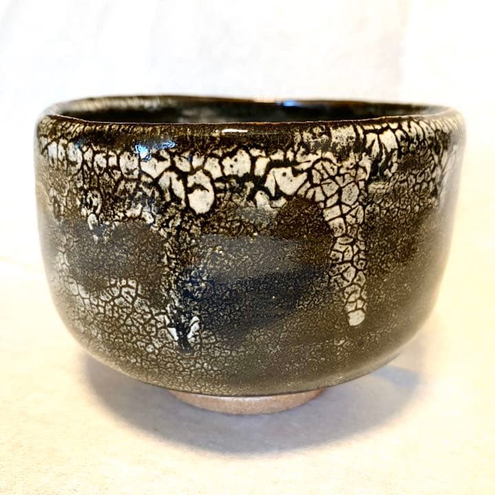 【茶道具】茶碗　唐津焼　蛇蝎唐津　唐玄窯　島谷啓介
