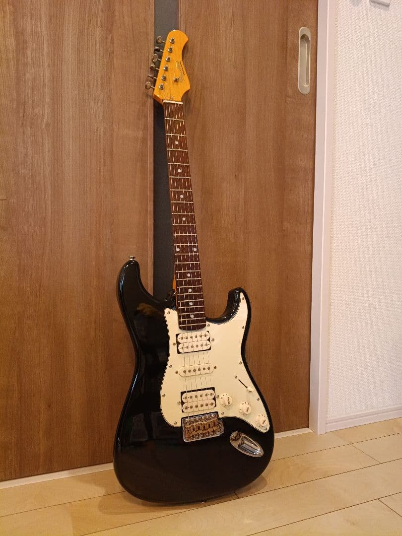 Bacchus　BST-380R エレキギター HSS　旧ロゴ　銀ロゴ