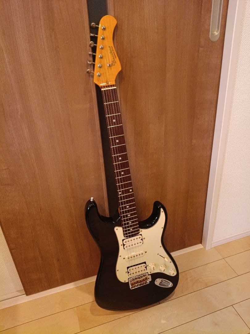 Bacchus　BST-380R エレキギター HSS　旧ロゴ　銀ロゴ
