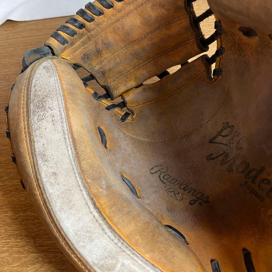 ローリングス 一般軟式 キャッチャーミット 良品 大人用 プロモデル