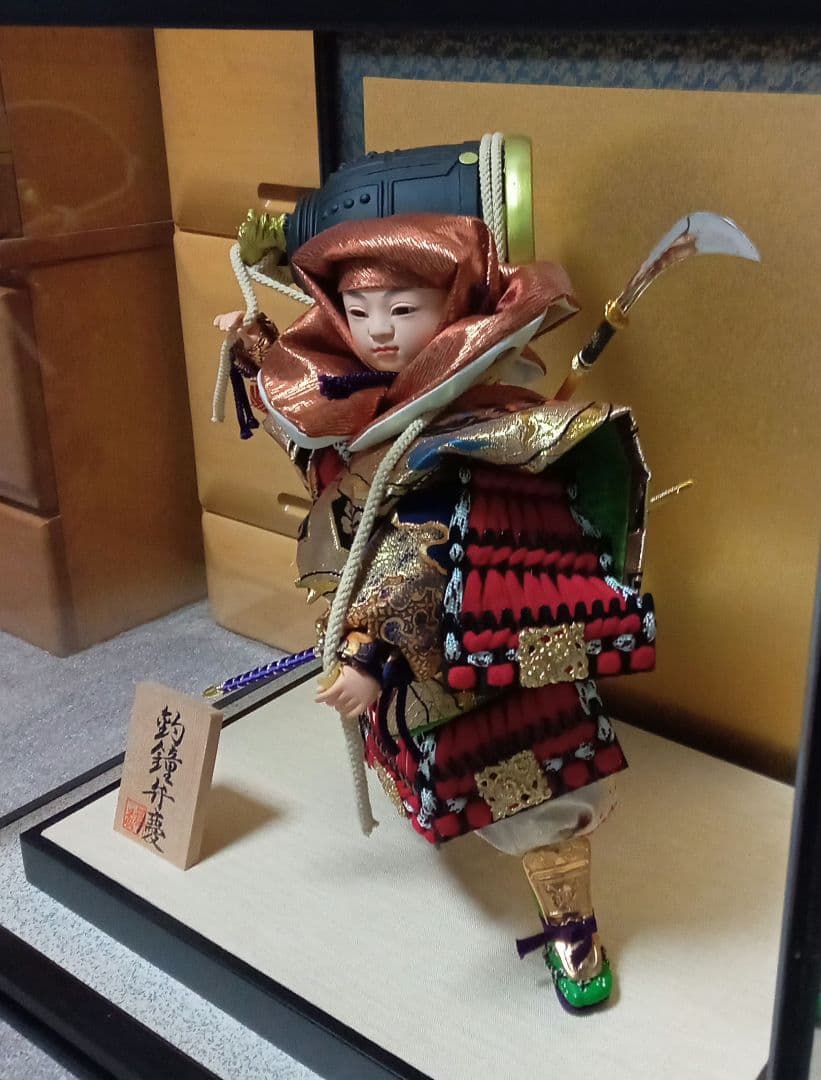 釣鐘弁慶人形