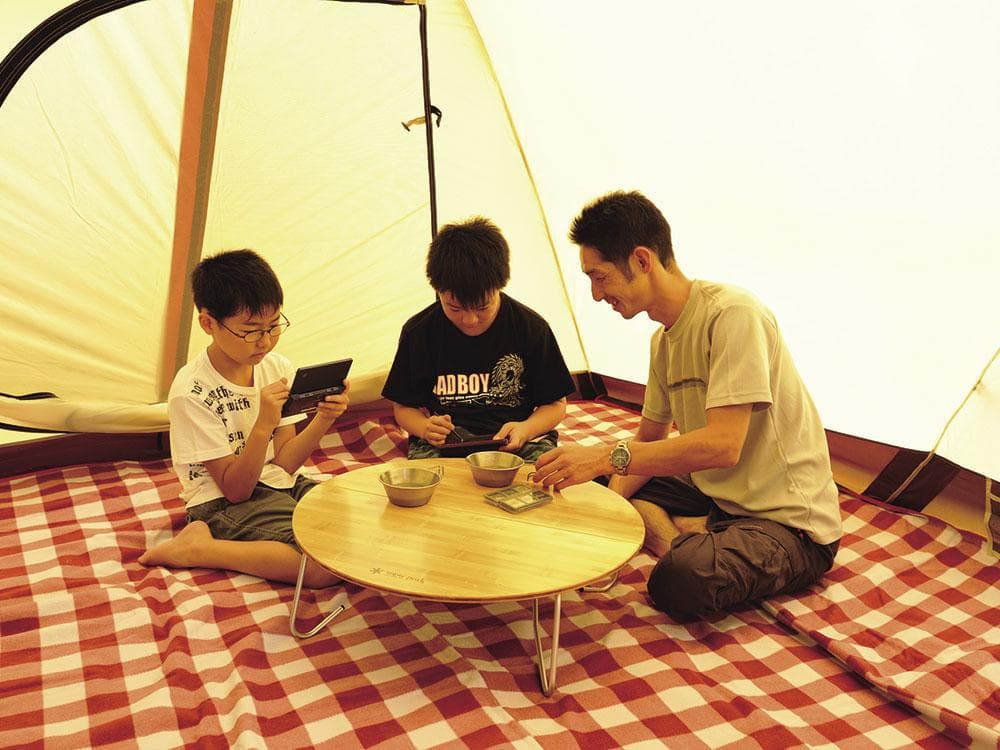 新品）スノーピーク　ワンアクションちゃぶ台竹 M　テーブル 650mm