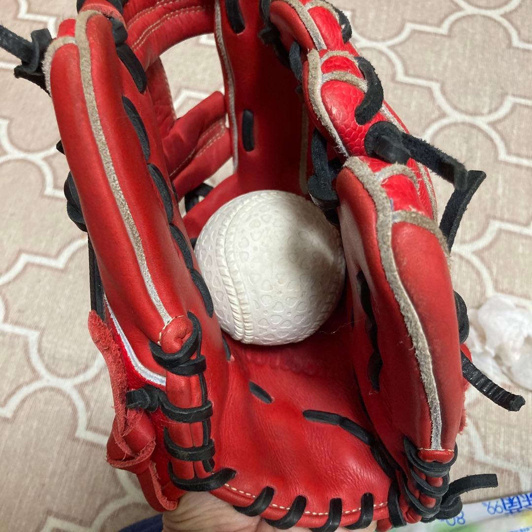 【最終値下げ、レア】ウィルソン　Wilson　少年軟式グラブ　小指2本入れ