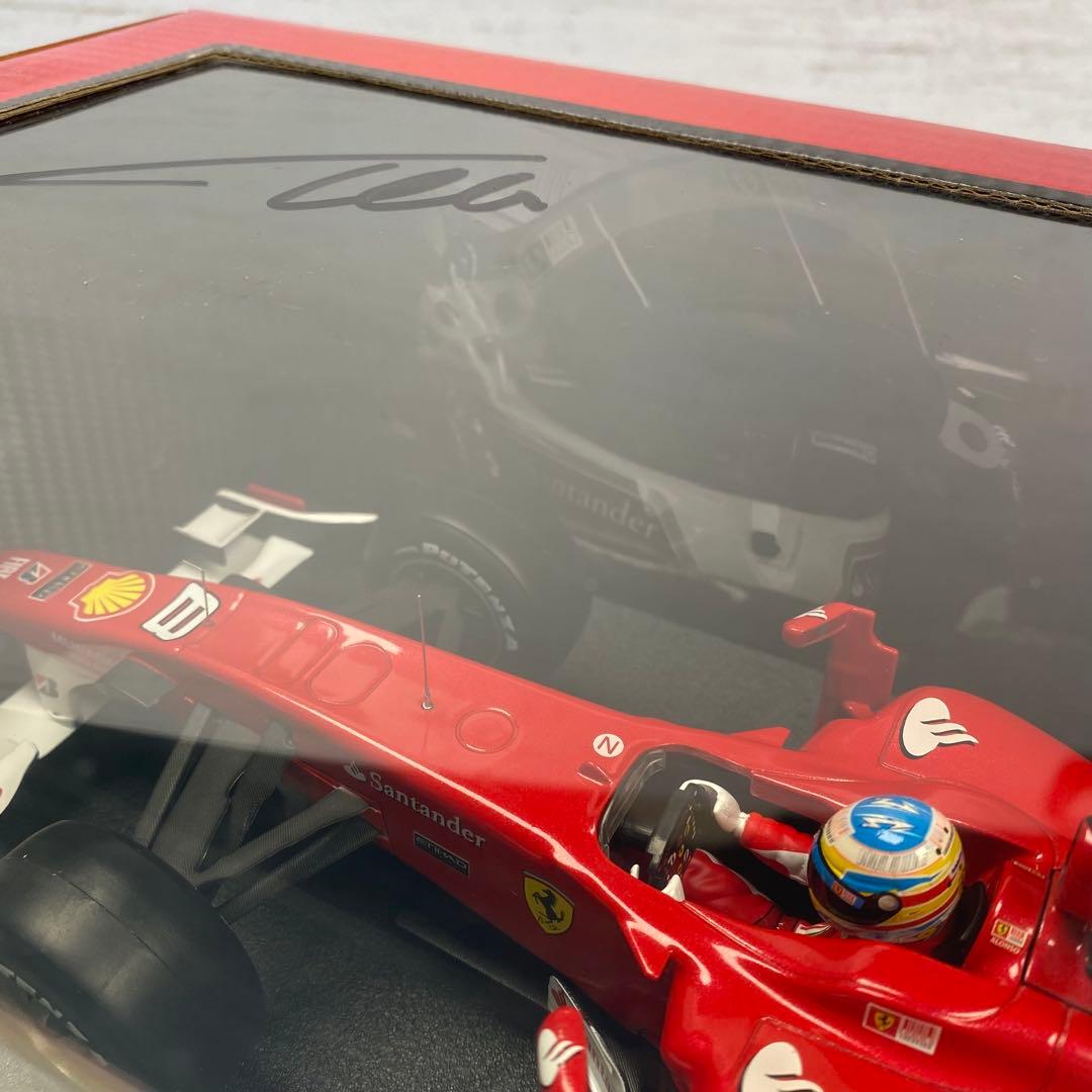 アロンソ直筆サイン入り Ferrari F10 Bahrain GP 1/18