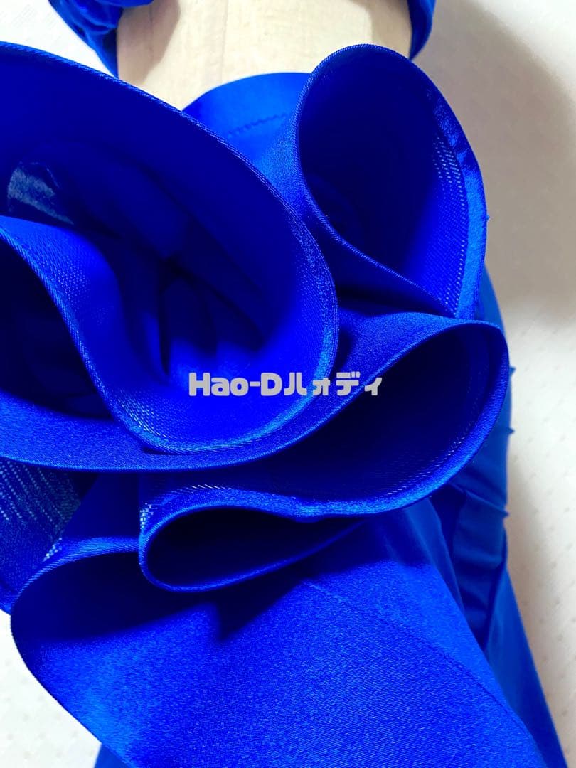 社交ダンス★新作★レッスンウェア★オリジナル★青2点セット